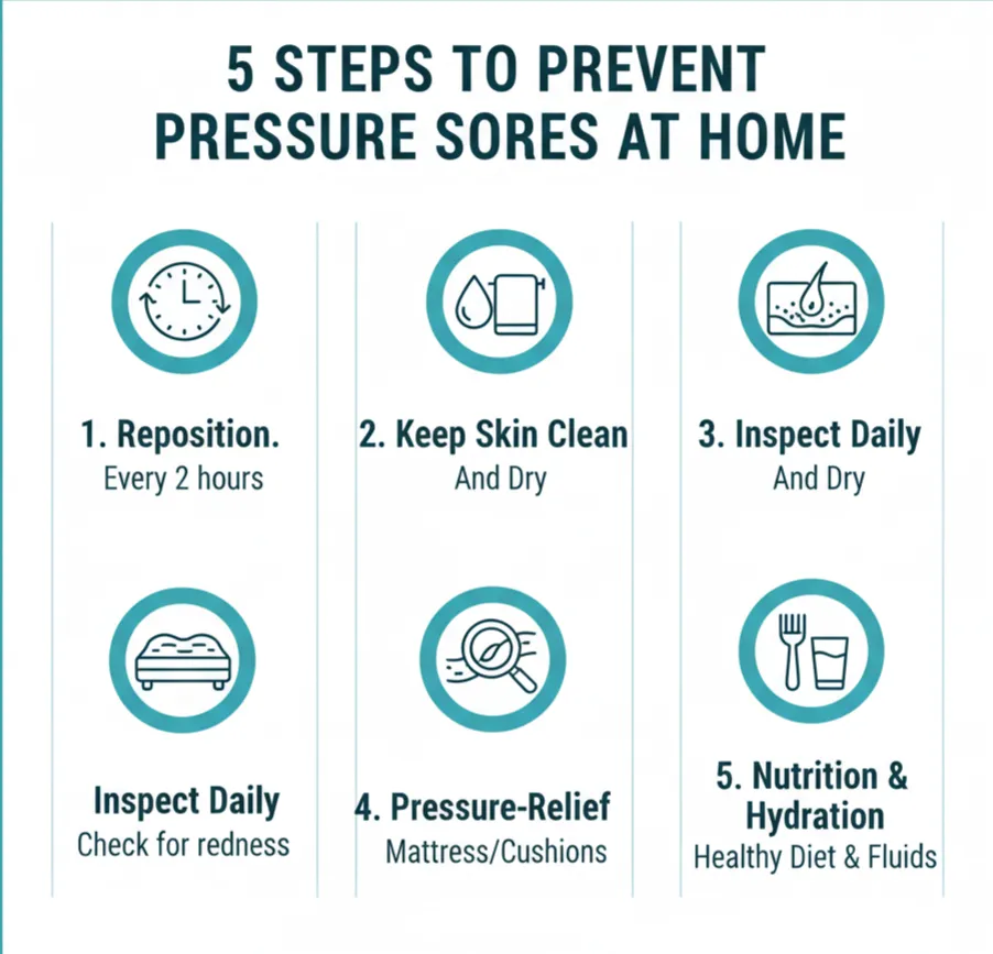 Step-by-Step Nurse’s Guide to Preventing Pressure Sores at Home​