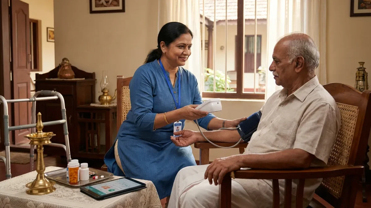 Why elderly patients in Udupi prefer home care